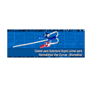 CATETER DUPLO LÚMEN VIAS CURVAS PARA HEMODIÁLISE