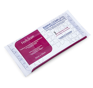 TOALHAS UMEDECIDAS ANTISSÉPTICAS FEEL CLEAN c/8